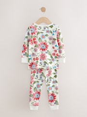 Red/Green Floral Snuggle Pyjamas 3 Pack (9mths-10yrs) - Image 7 of 11