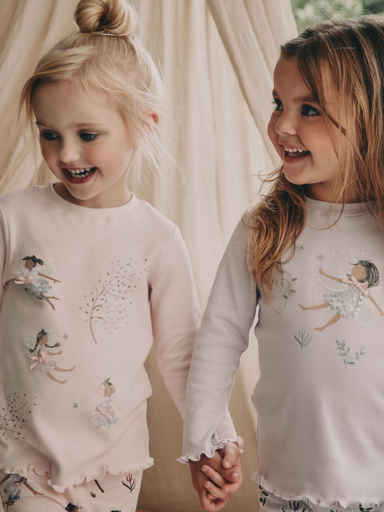 Pink / Purple Fairy Snuggle Pyjamas 2 Pack (9mths-12yrs) - Image 2 of 6