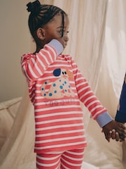 Red/Navy Dog Applique Snuggle Pyjamas 3 Pack (9mths-9yrs) - Image 3 of 12