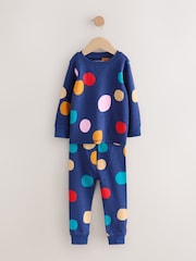 Red/Navy Dog Applique Snuggle Pyjamas 3 Pack (9mths-9yrs) - Image 8 of 12