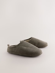 Taupe Cord Mule Slippers - Image 1 of 5