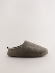Taupe Cord Mule Slippers - Image 2 of 5