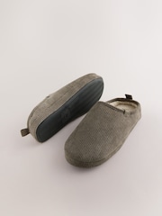 Taupe Cord Mule Slippers - Image 3 of 5