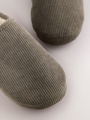 Taupe Cord Mule Slippers - Image 5 of 5