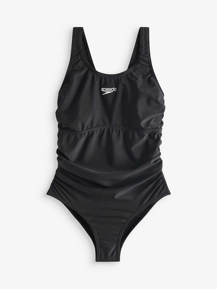 Speedo Black Maternity Womens Fitness 1 Piece Swimsuit - Image 1 of 1