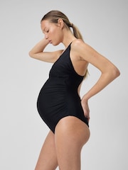 Speedo Black Maternity Womens Fitness 1 Piece Swimsuit - Image 3 of 6
