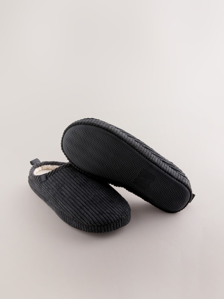 Black Cord Mule Slippers - Image 5 of 5