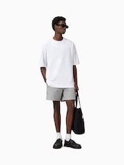 AllSaints White Warden Swim Shorts - Image 1 of 8