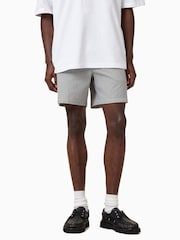 AllSaints White Warden Swim Shorts - Image 3 of 8
