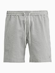AllSaints White Warden Swim Shorts - Image 8 of 8