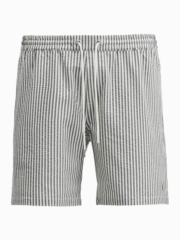 AllSaints White Warden Swim Shorts - Image 8 of 8