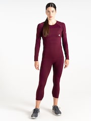 Dare 2b Womens Red In The Zone II 3/4 Leggings - Image 1 of 6