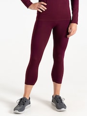 Dare 2b Womens Red In The Zone II 3/4 Leggings - Image 2 of 6