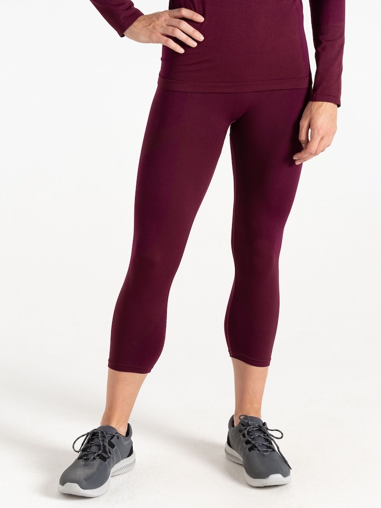 Dare 2b Womens Red In The Zone II 3/4 Leggings - Image 2 of 6