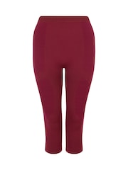 Dare 2b Womens Red In The Zone II 3/4 Leggings - Image 4 of 6