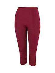 Dare 2b Womens Red In The Zone II 3/4 Leggings - Image 5 of 6