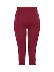 Dare 2b Womens Red In The Zone II 3/4 Leggings - Image 6 of 6