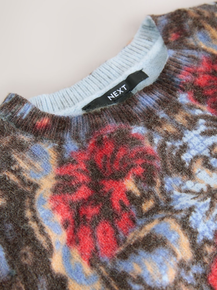 Multi Paisley - Suéter estampado de gola redonda - Imagem 3 de 3