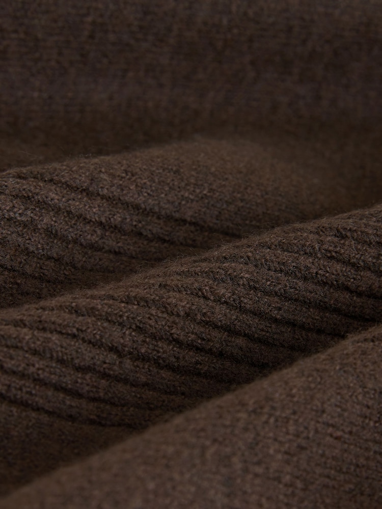 Schokoladenbraun - Super Soft Co-Ord Knitted Joggers - Bild 8 von 8