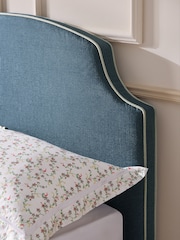 Nina Campbell Clabon Indigo Lowndes Upholstered Ottoman Storage Bed Frame - Image 3 of 6