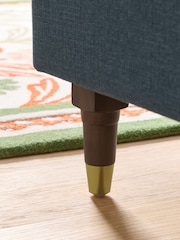 Nina Campbell Clabon Indigo Lowndes Upholstered Ottoman Storage Bed Frame - Image 4 of 6