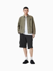 AllSaints Black Flynn Shorts - Image 4 of 9