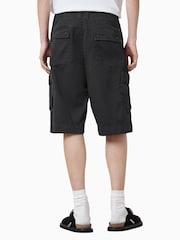 AllSaints Black Flynn Shorts - Image 7 of 9