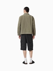 AllSaints Black Flynn Shorts - Image 8 of 9