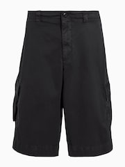 AllSaints Black Flynn Shorts - Image 9 of 9