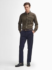 Barbour® Blue Sueded Trousers - Image 1 of 6