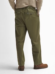 Barbour® Green Washed Relaxed Fit Trousers - Image 3 of 6