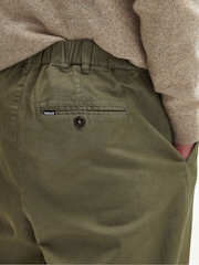 Barbour® Green Washed Relaxed Fit Trousers - Image 5 of 6