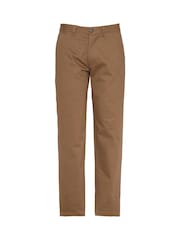 Barbour® Brown Sueded Sateen Tailored Trousers - Image 7 of 7