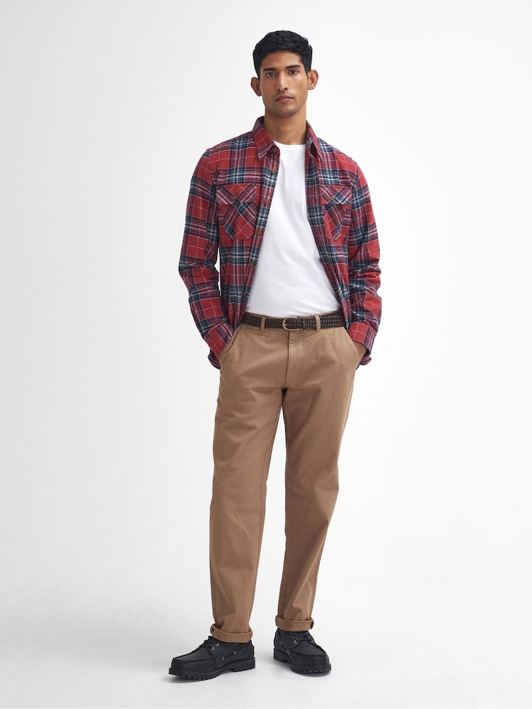Barbour® Brown Washed TF Trousers - Image 2 of 6