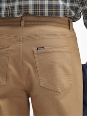 Barbour® Brown Washed Regular Fit Trousers - Image 6 of 7