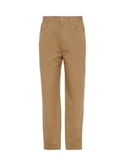 Barbour® Brown Washed Regular Fit Trousers - Image 7 of 7