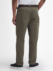 Barbour® Green Washed Trousers - Image 2 of 6