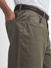 Barbour® Green Washed Trousers - Image 4 of 6