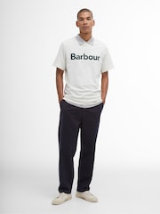 Barbour® Blue Washed Regular Fit Trousers - Image 3 of 5