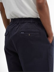 Barbour® Blue Washed Regular Fit Trousers - Image 4 of 5