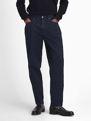 Barbour® Blue Regular Fit Washed Trousers - Image 1 of 6