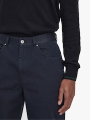 Barbour® Blue Regular Fit Washed Trousers - Image 4 of 6