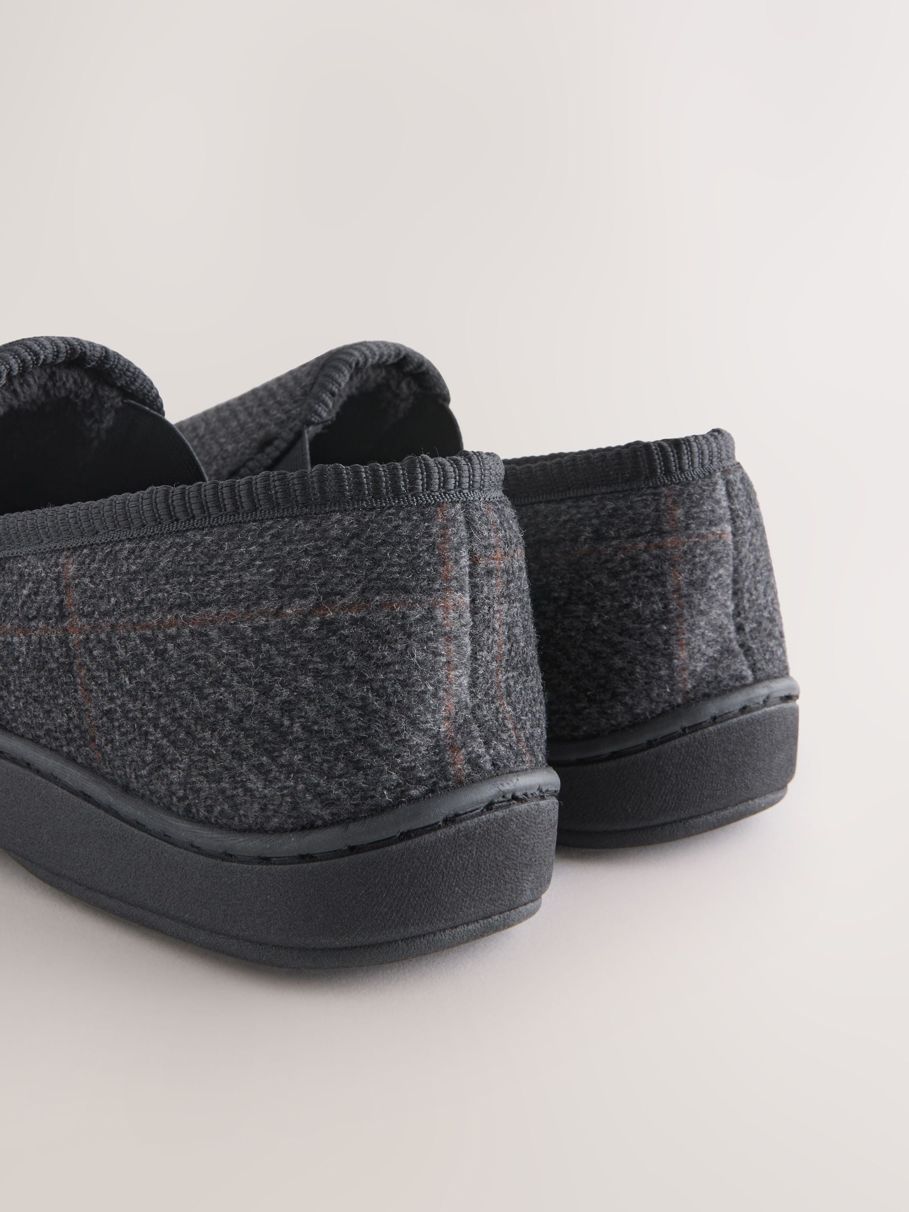 Buy Black Closed Back Slippers from Next USA