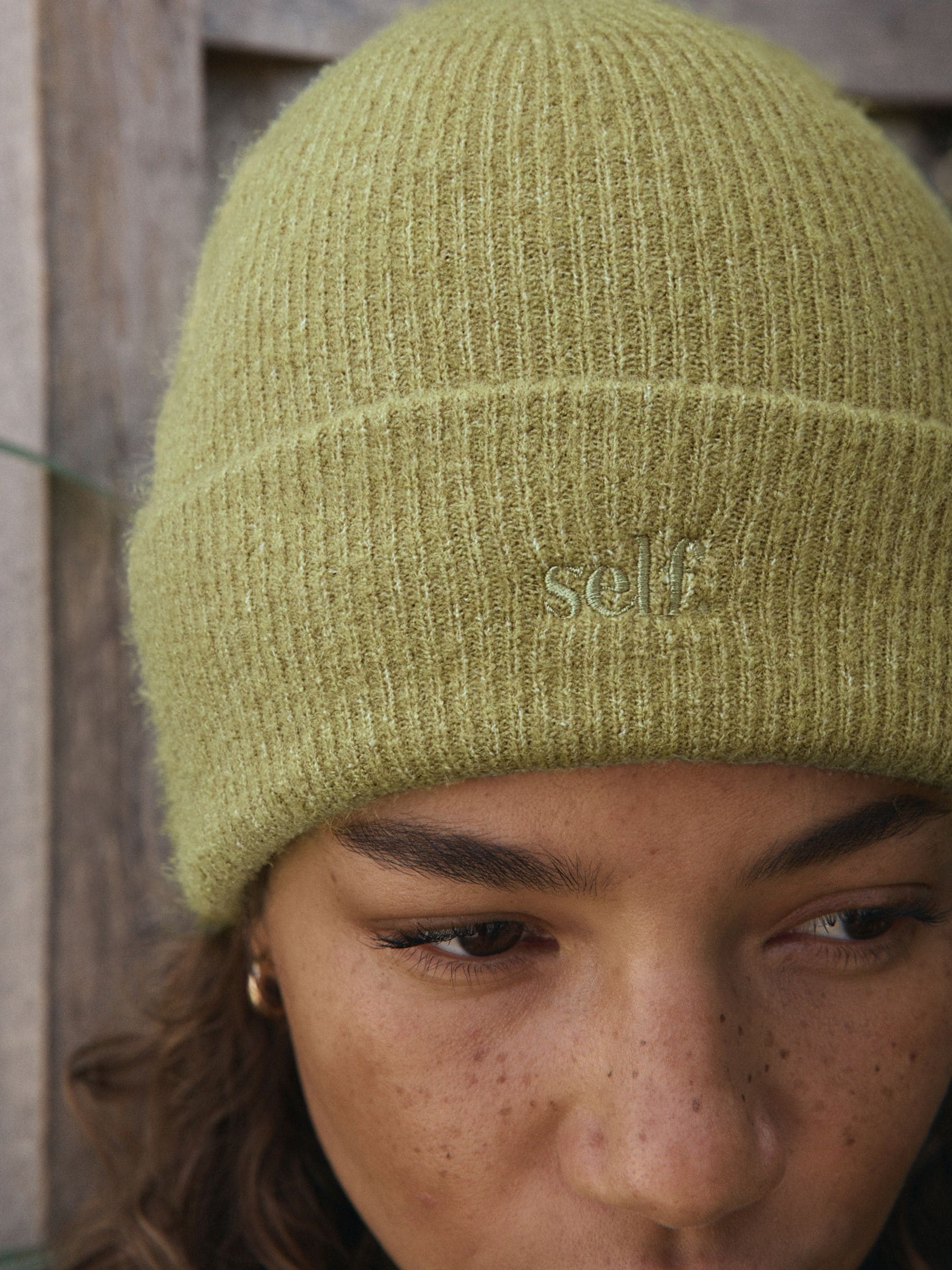 Buy self. Lime Green Knitted Beanie Hat from the Next UK online shop