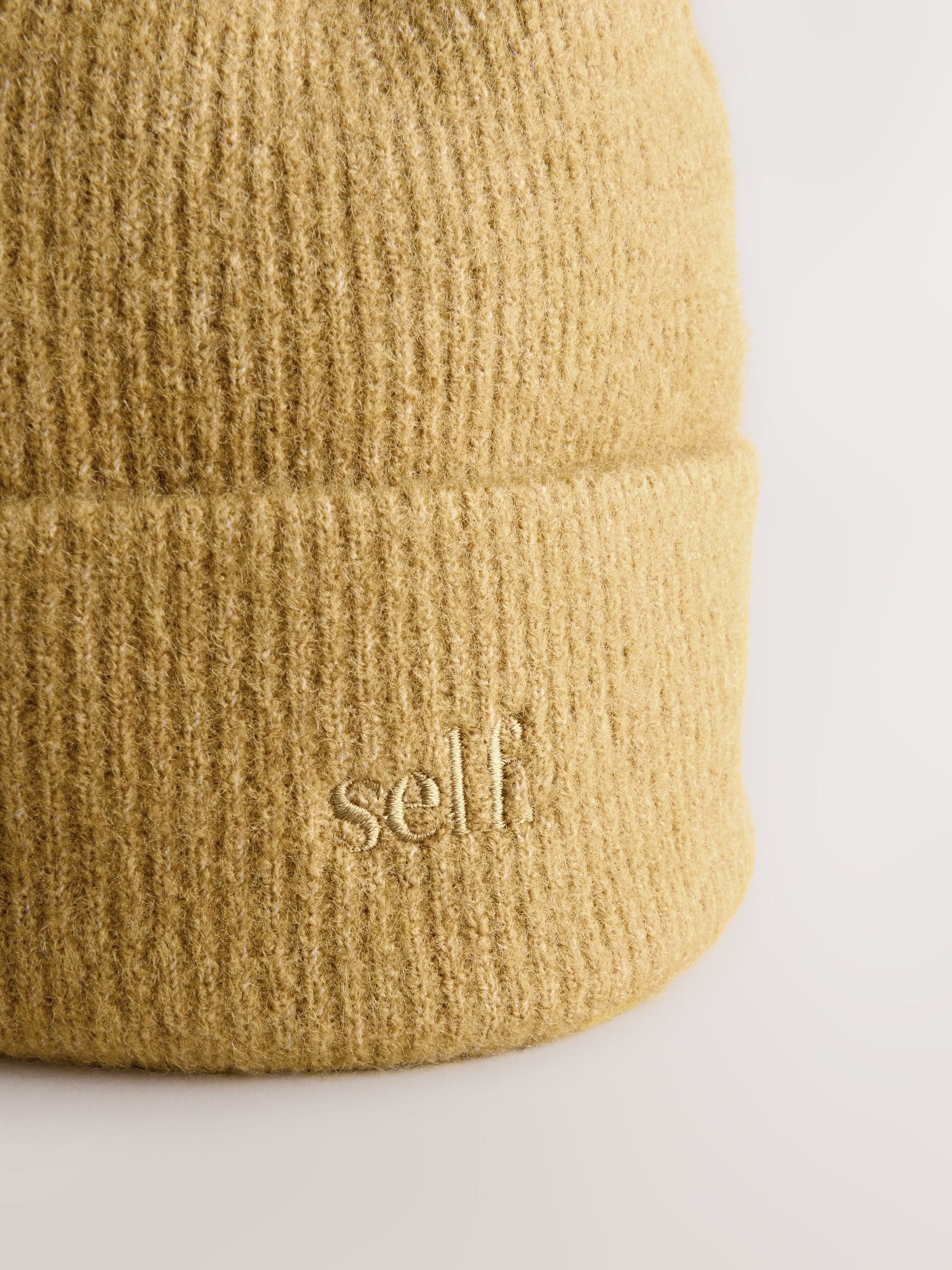 Buy self. Lime Green Knitted Beanie Hat from the Next UK online shop