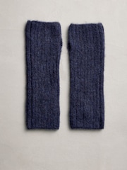 Navy Alpaca Blend Hand Warmers - Image 6 of 8