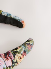 Floral Print Tapestry Headband - Image 4 of 4