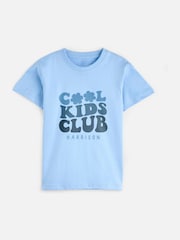 Kids Personalised Cool Club 100% Cotton T-Shirt by Stitch Style - Image 1 of 4