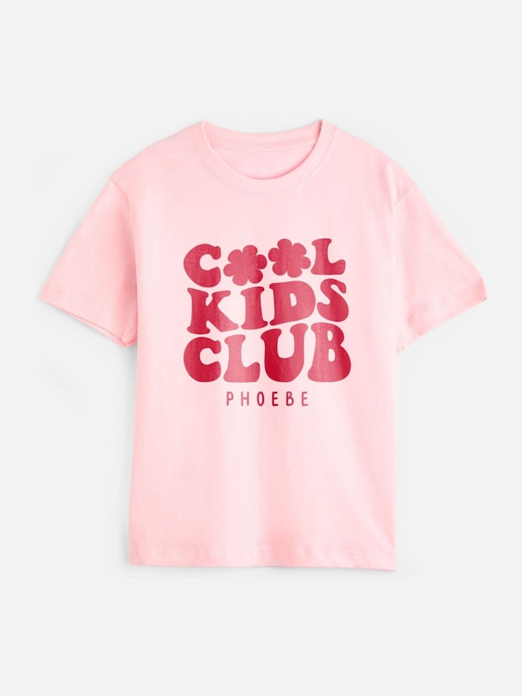 Personalised Cool Kids Club 100% Cotton T-Shirt by Stitch Style - Image 1 of 4