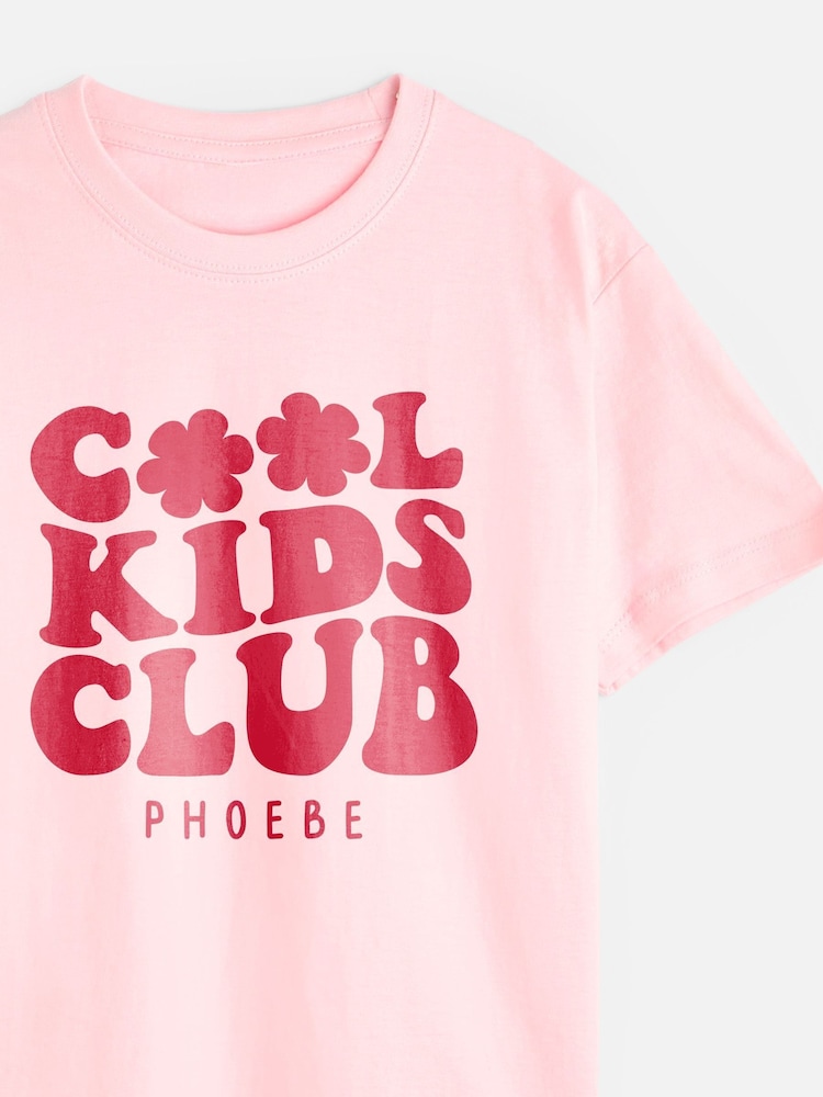 Personalised Cool Kids Club 100% Cotton T-Shirt by Stitch Style - Image 4 of 4